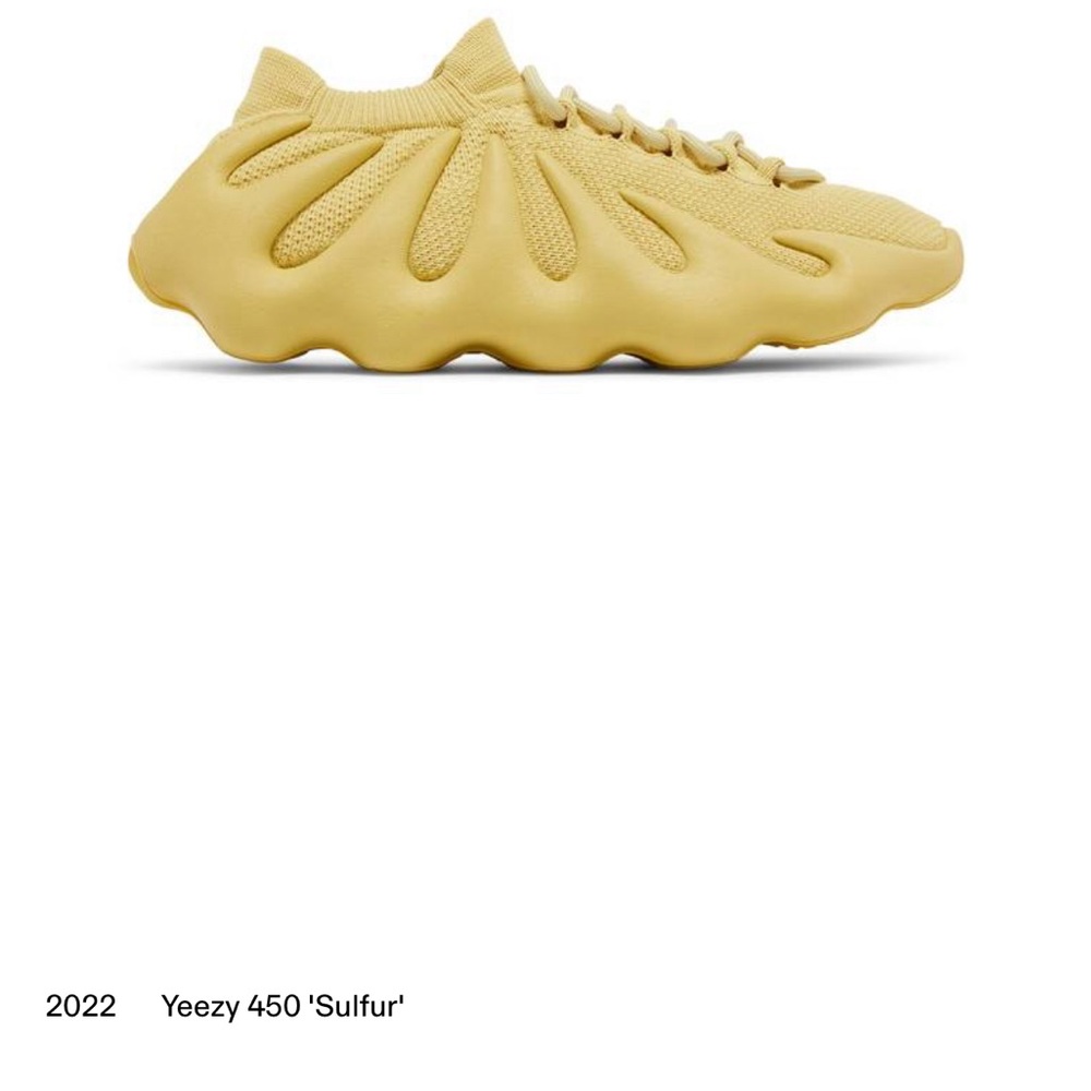 Yeezy 450 sulfur color size 7 women's shoes - Picture 8 of 8